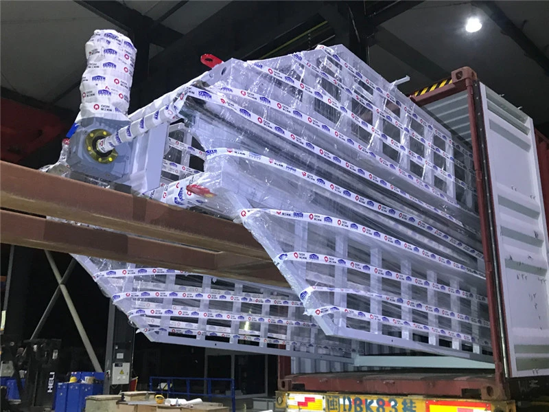 کیورنگ ریک سسٹم کے ساتھ QGM کی ZN900CG آٹومیٹک بلاک مشین ایل سلواڈور بھیجی گئی