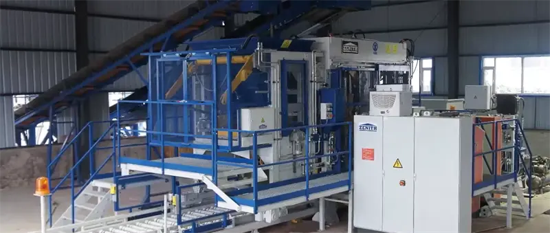 افریقہ میں مکمل طور پر خودکار ملٹی پرت کنکریٹ انٹلاکنگ اینٹوں کی تیاری کا منصوبہ شروع کیا گیا ہے۔