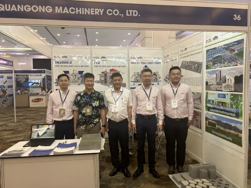 جنوب مشرقی ایشیائی انفراسٹرکچر میں اپنے قدم جمانا! Quangong Machinery Co., Ltd. 2026 ویتنام کنکریٹ شو میں چمک رہی ہے۔